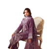 aangan silk violate shapphire